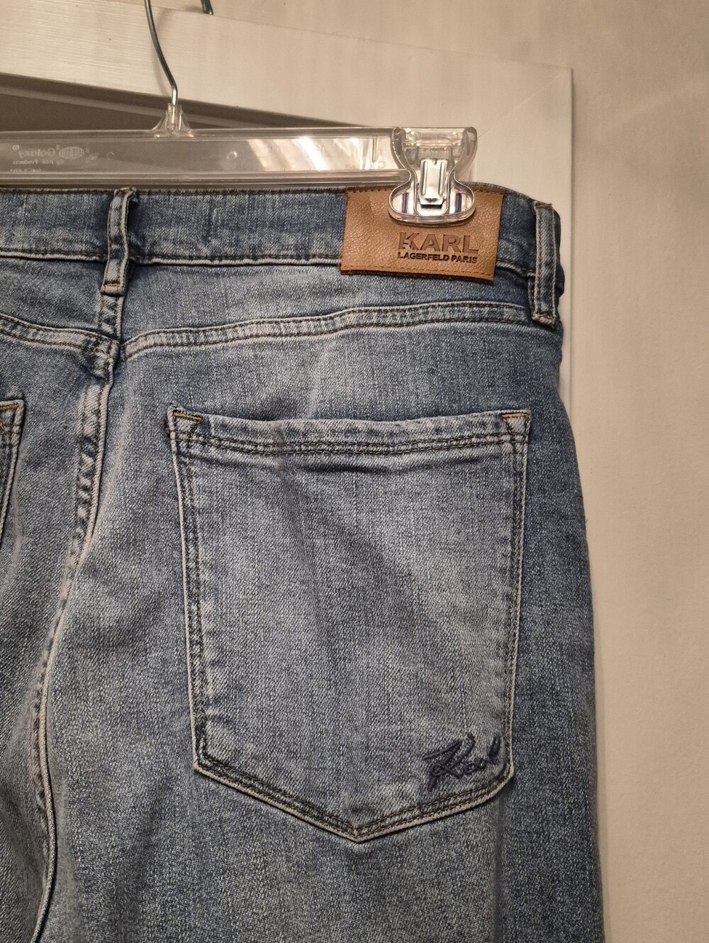 KARL LAGERFELD PARIS Light Blue Denim Jeans